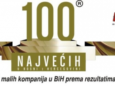 VIENN TEHNOKOMERC na rang listi 100 najvećih u privredi BiH