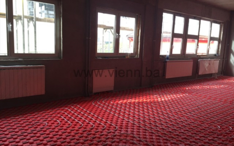 Instalacije centralnog grijanja u novom administrativnom dijelu objekta DELING